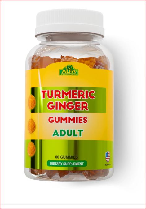 ALFA TURMERIC GINGER GUMMIES ADULT 60'S #19738