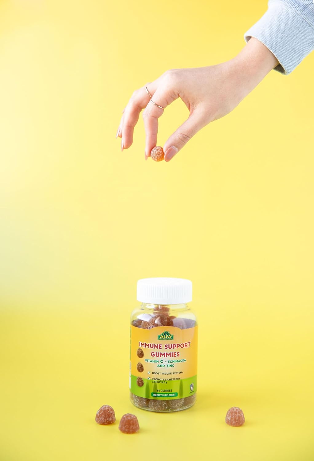 ALFA IMMUNE SUPPORT GUMMIES 60'S #19629 5