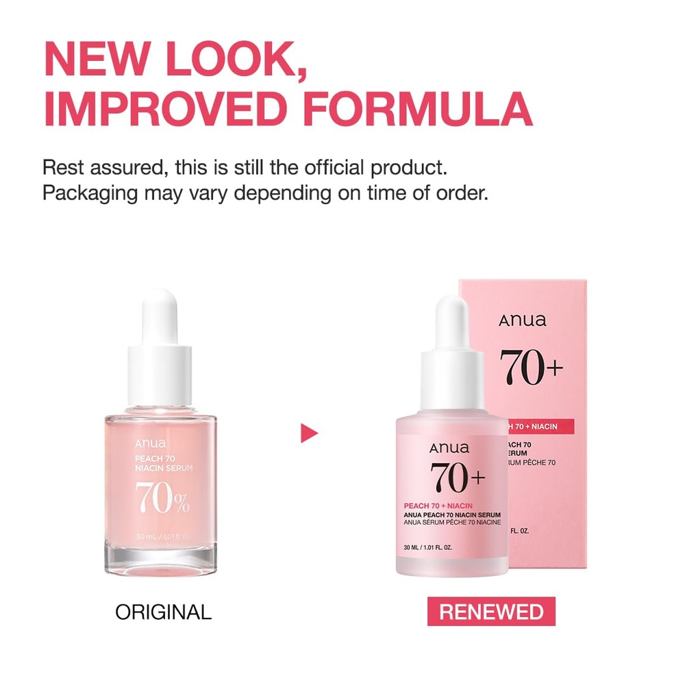 ANUA PEACH 70% NIACIN SERUM 30ML 1