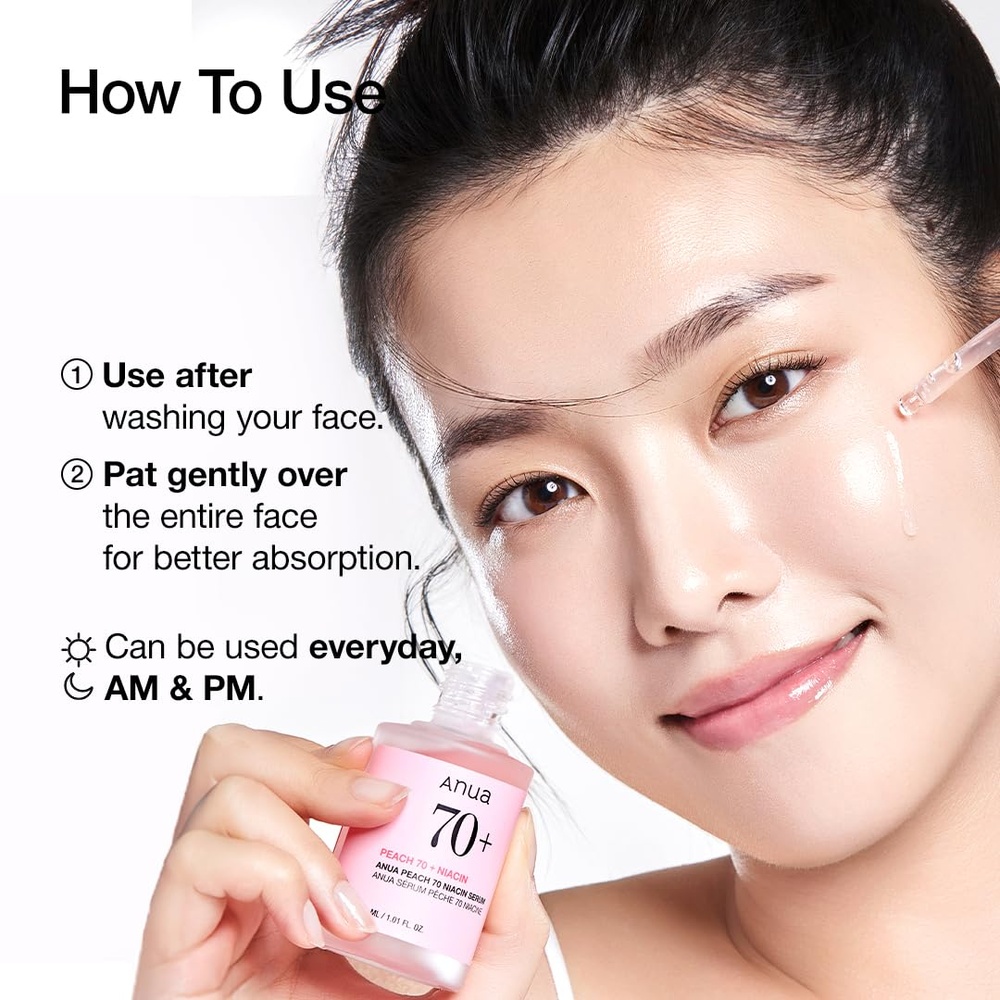 ANUA PEACH 70% NIACIN SERUM 30ML 5