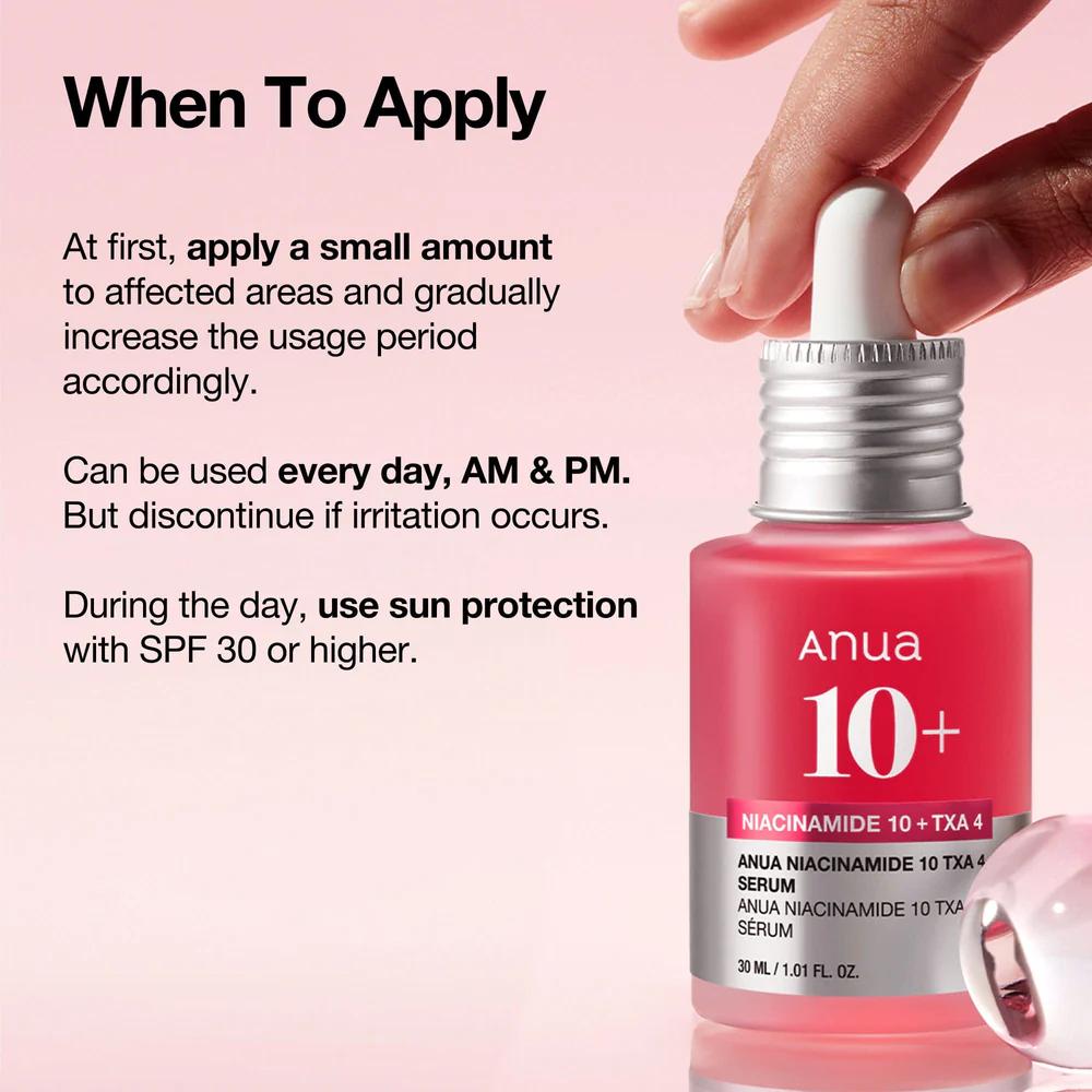 ANUA NIACINAMIDE 10% + TXA 4% SERUM 30ML 5