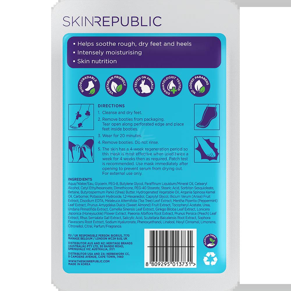 SKIN REPUBLIC FOOT REPAIR MASK MOISTURE INTENSE 18G 1