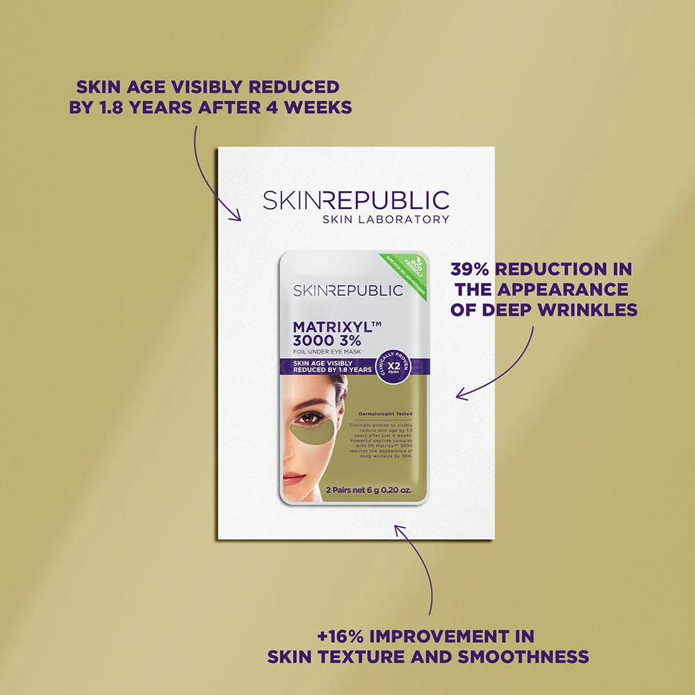 SKIN REPUBLIC MATRIXYL 3000 3%UNDER EYE PATCH 2 X 6ML 2