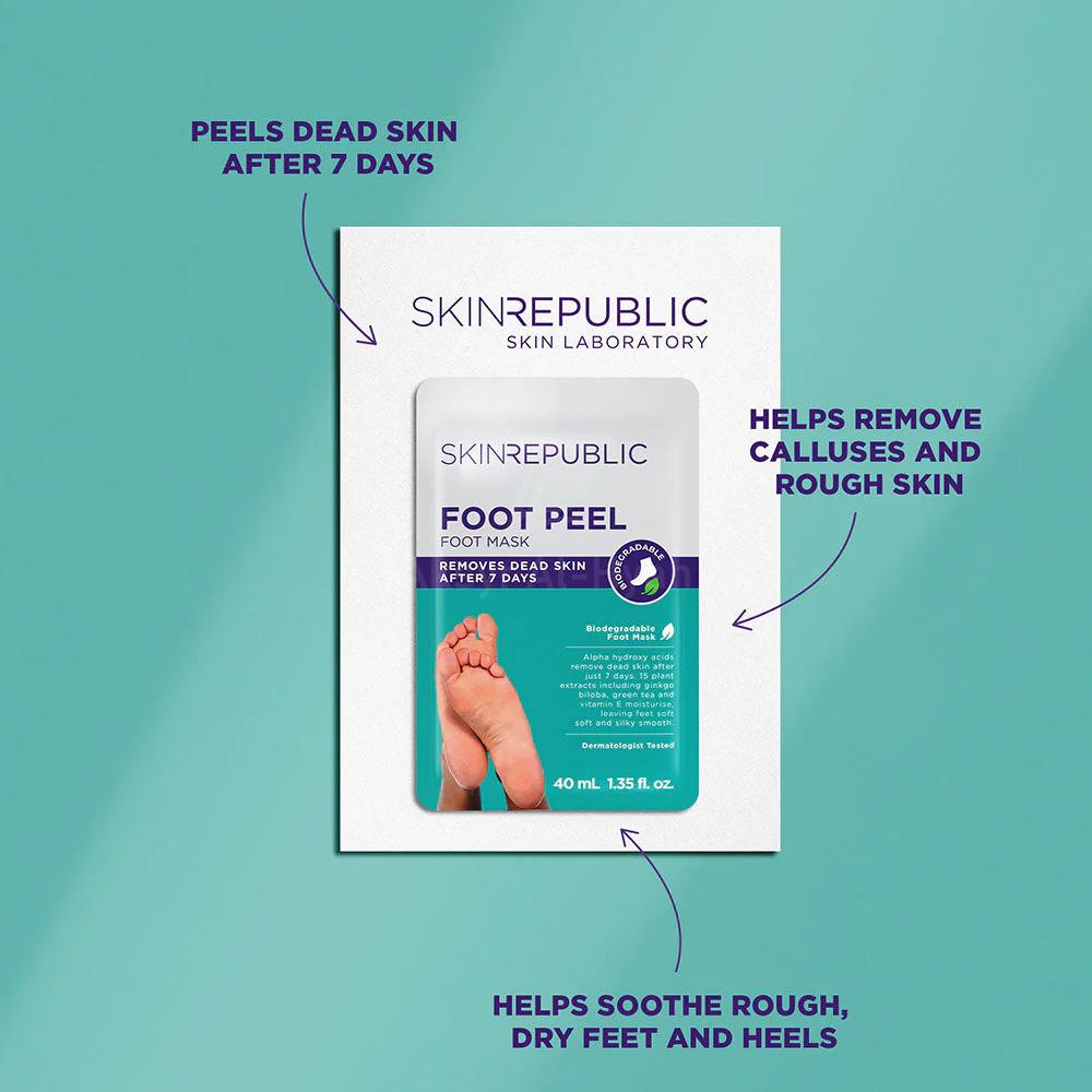 SKIN REPUBLIC FOOT PEEL 7 DAYS MASK 40G 2