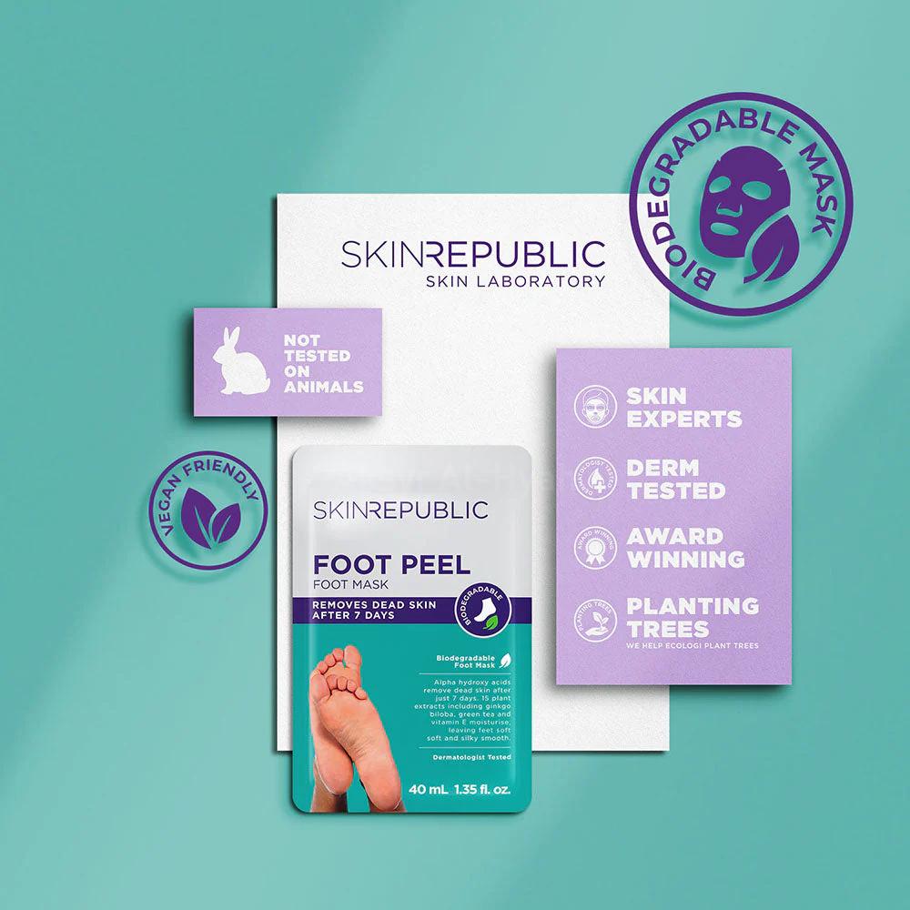 SKIN REPUBLIC FOOT PEEL 7 DAYS MASK 40G 4