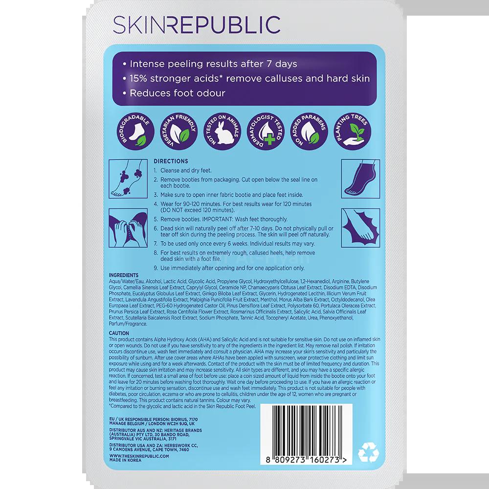 SKIN REPUBLIC PEDI PEEL FOOT 7 DAYS MASK 40ML 1
