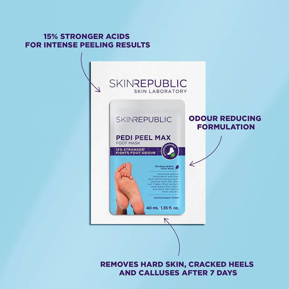 SKIN REPUBLIC PEDI PEEL FOOT 7 DAYS MASK 40ML 2