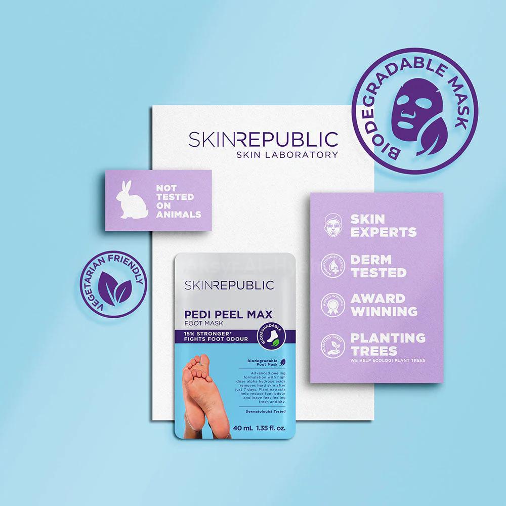 SKIN REPUBLIC PEDI PEEL FOOT 7 DAYS MASK 40ML 5
