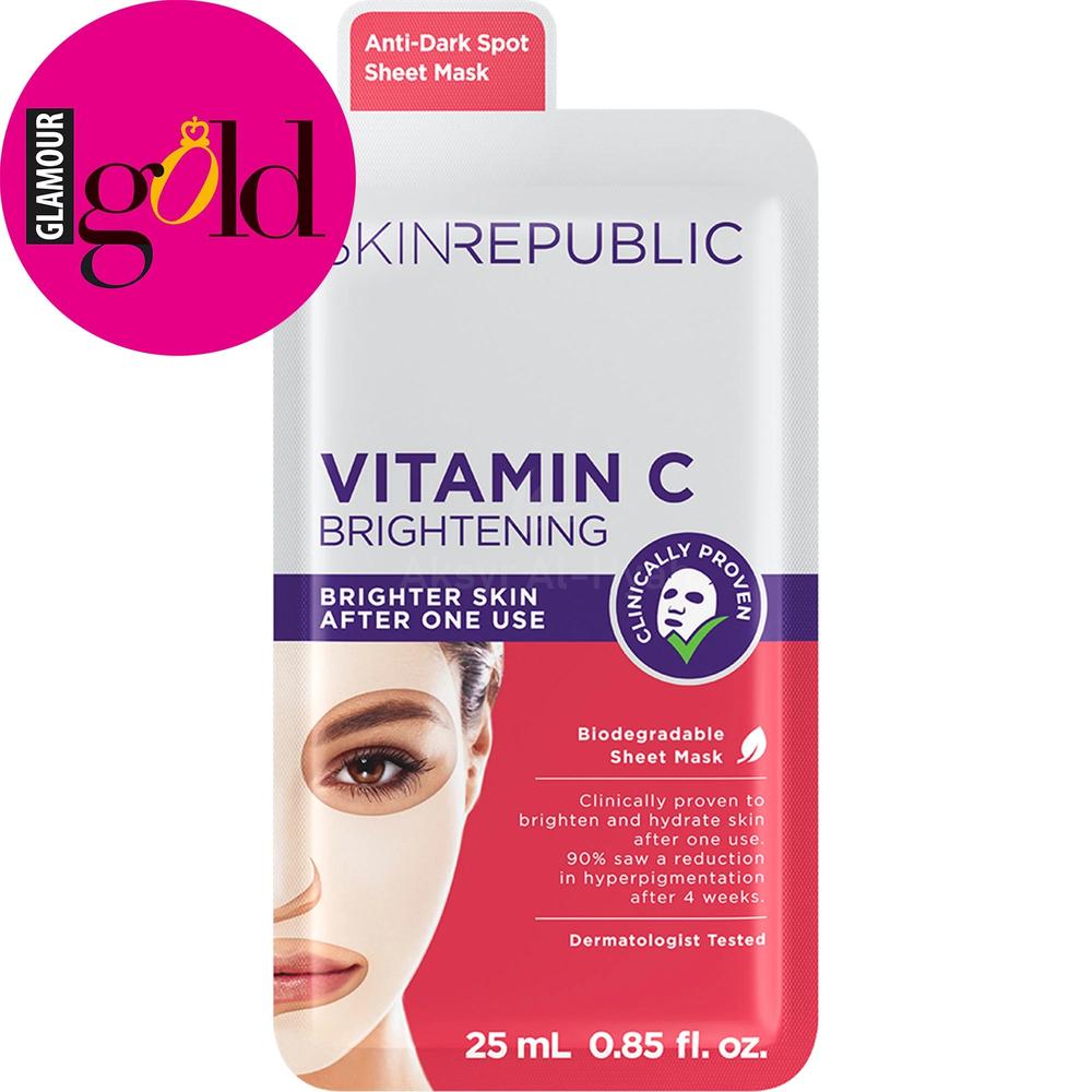 SKIN REPUBLIC BRIGHTENING VITAMIN C  FACE MASK SHEET 25ML