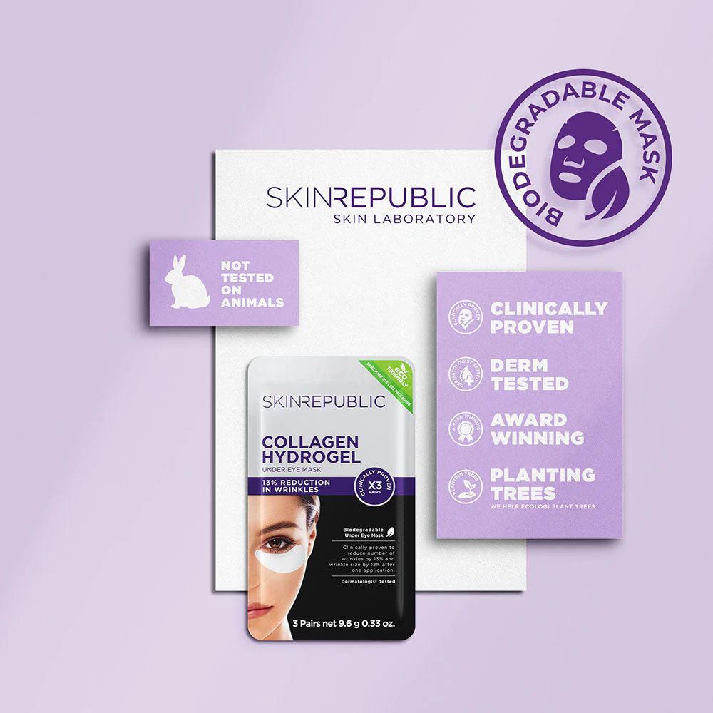 SKIN REPUBLIC COLLAGEN HYDROGEL UNDER EYE PATCH 3 X 9.6G 4