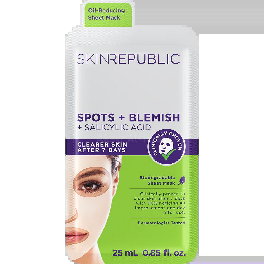 SKIN REPUBLIC SPOTS + BLEMISH + SALICYLIC ACID FACE MASK 25ML