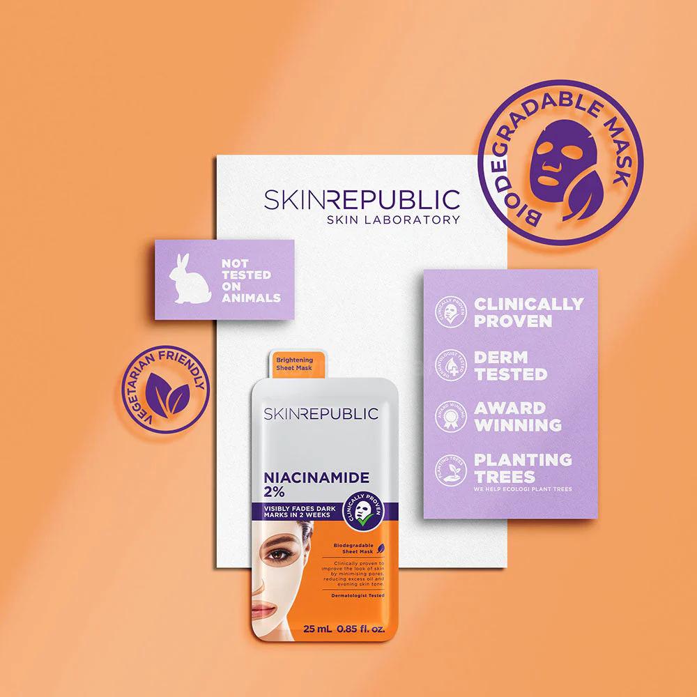 SKIN REPUBLIC NIACINAMIDE 2% FACE MASK 25ML 5