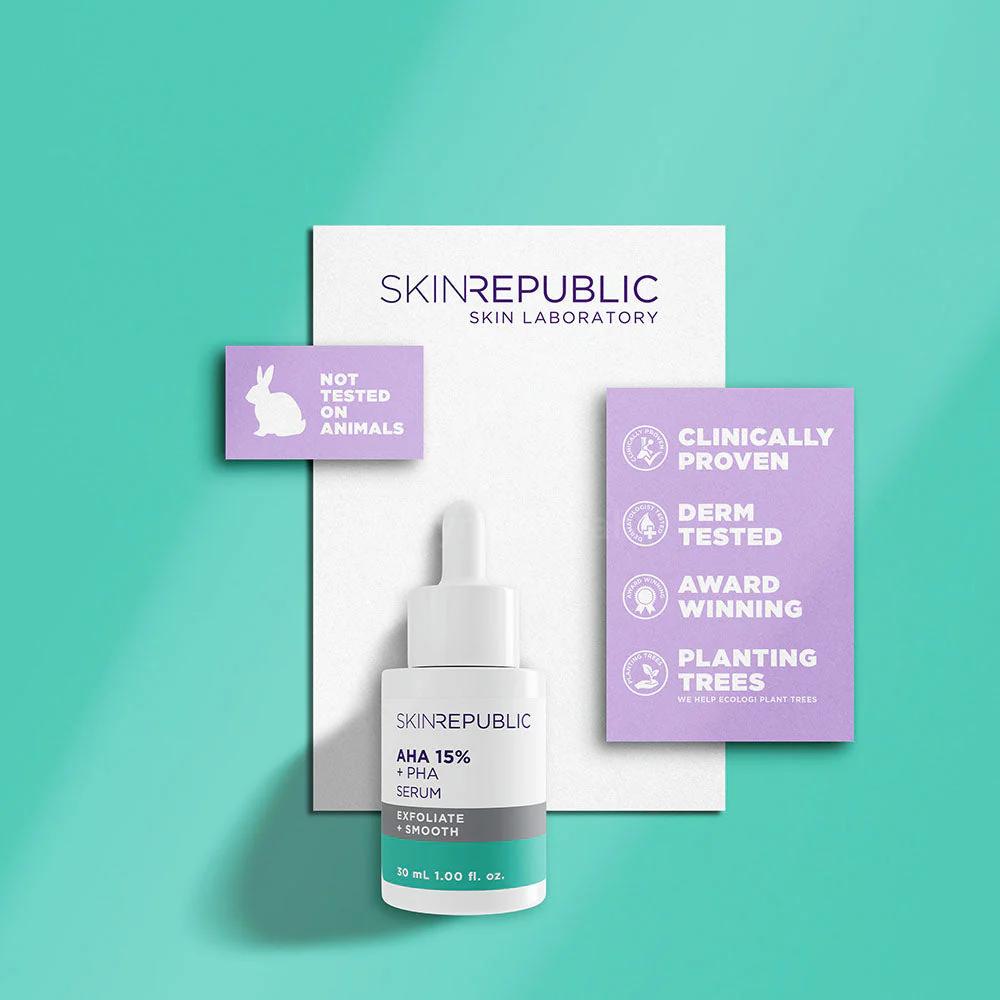 SKIN REPUBLIC AHA 15% + PHA SERUM 30ML 4