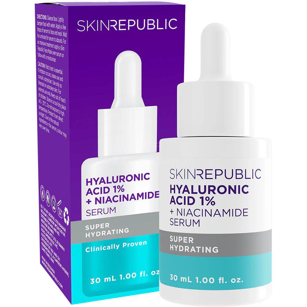 SKIN REPUBLIC HYALURONIC ACID 1% + NIACINAMIIDE SERUM 30ML