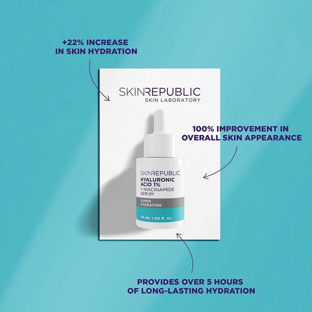 SKIN REPUBLIC HYALURONIC ACID 1% + NIACINAMIIDE SERUM 30ML 2
