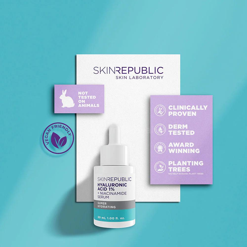SKIN REPUBLIC HYALURONIC ACID 1% + NIACINAMIIDE SERUM 30ML 4