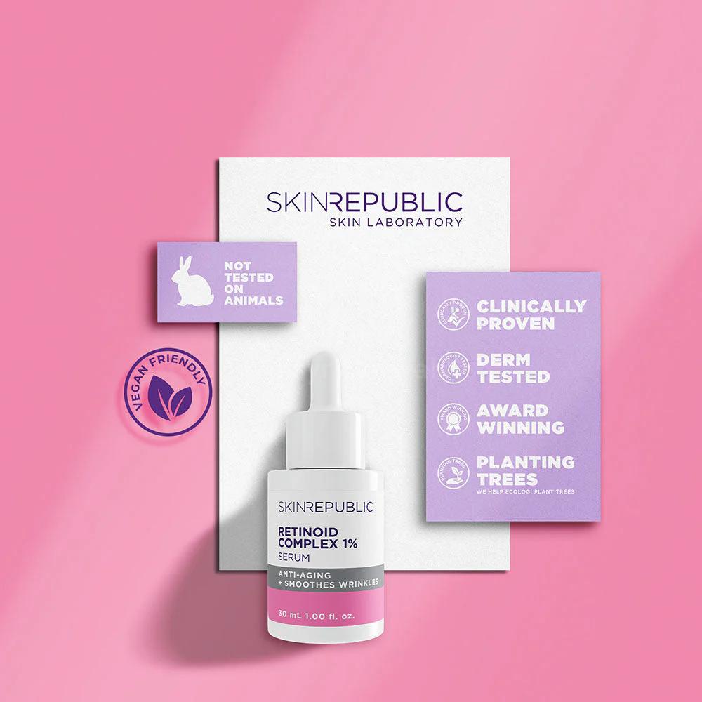 SKIN REPUBLIC RETINOID COMPLEX 1% SERUM 30ML 5