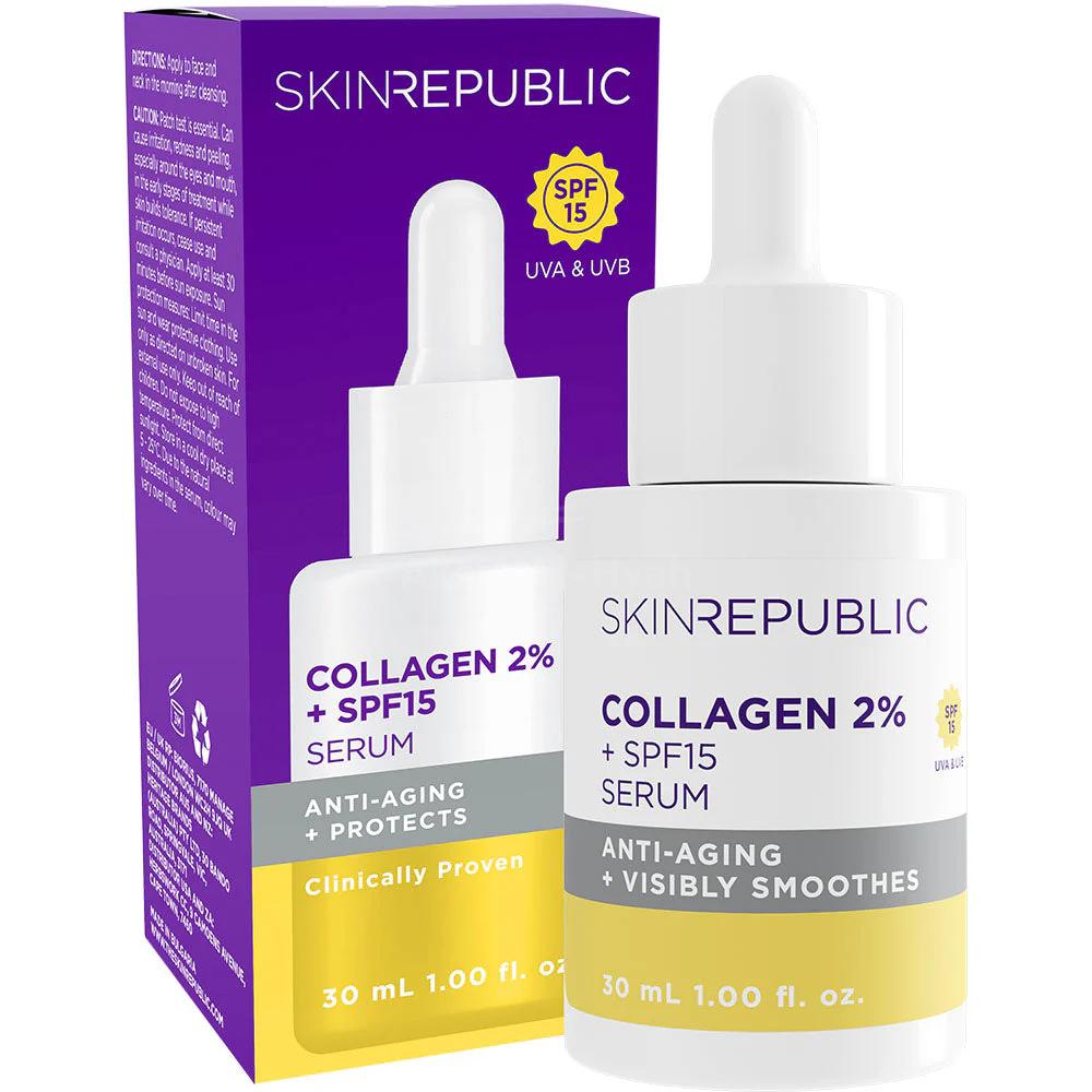 SKIN REPUBLIC COLLAGEN 2% + SPF15 SERUM 30ML