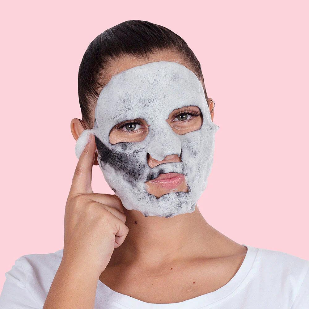 SKIN REPUBLIC BUBBLE PURIFYING CHARCOAL MASK 20ML 3