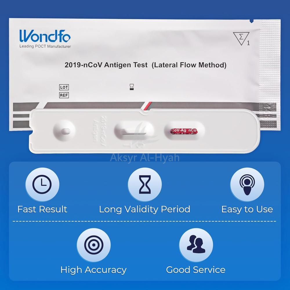 WONDFO 2019-N COV ANTIGEN TEST(LATERAL FLOW METHOD) 5'S 4