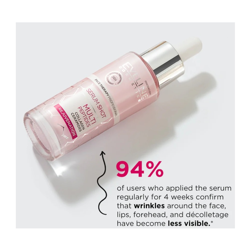 EVELINE SERUM SHOT MULTI PEPTIDES REJUVENATION 30ML #9587 2