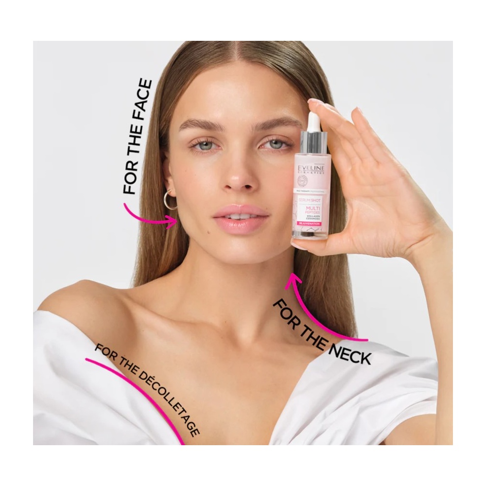 EVELINE SERUM SHOT MULTI PEPTIDES REJUVENATION 30ML #9587 4