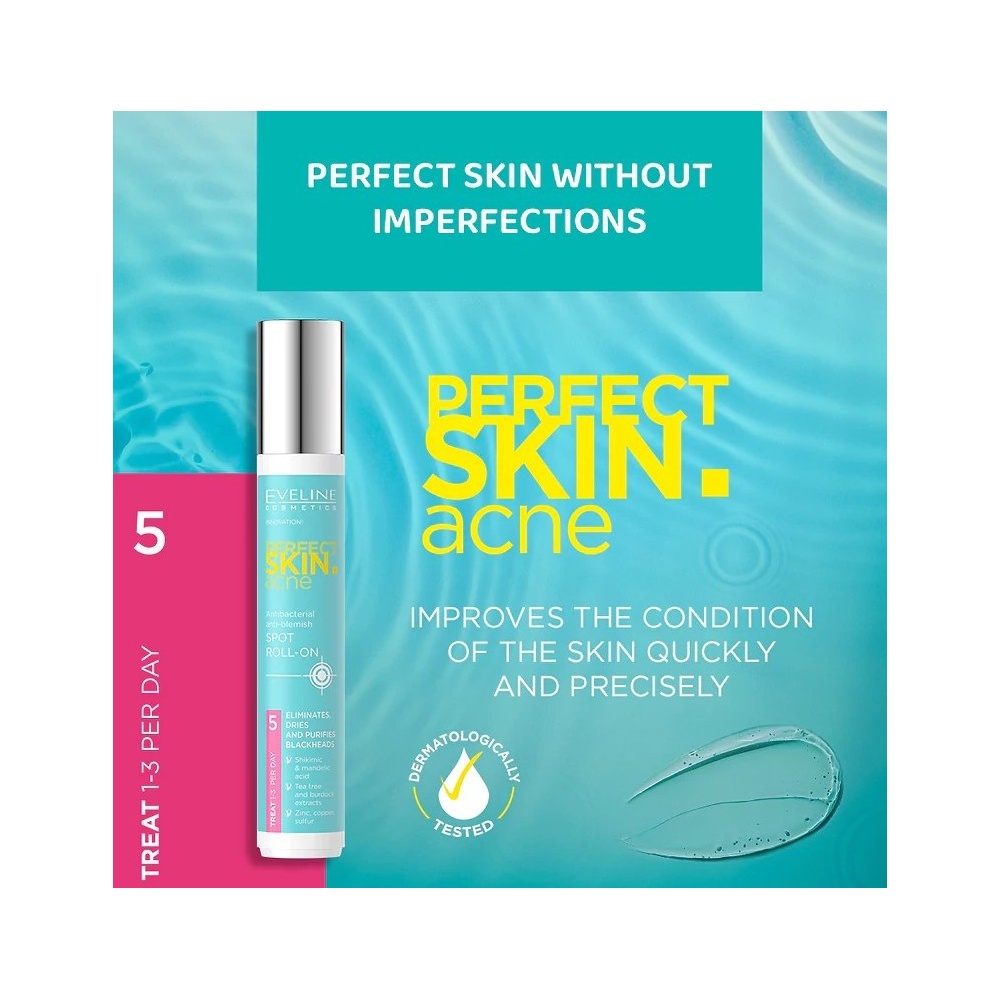 EVELINE PERFECT SKIN ACNE SPOT ROLL-ON 15ML #9792