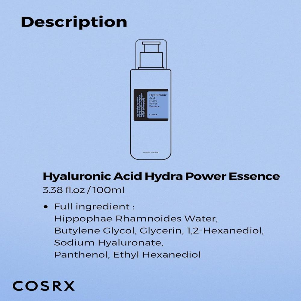 COSRX HYALURONIC ACID HYDRA POWER ESSENSE 100ML #584305 6