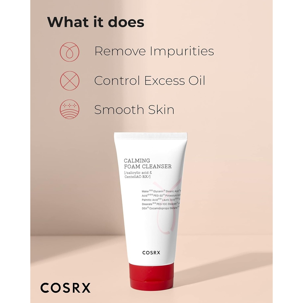COSRX CALMING FOAM CLEANSER 150ML #584329 1