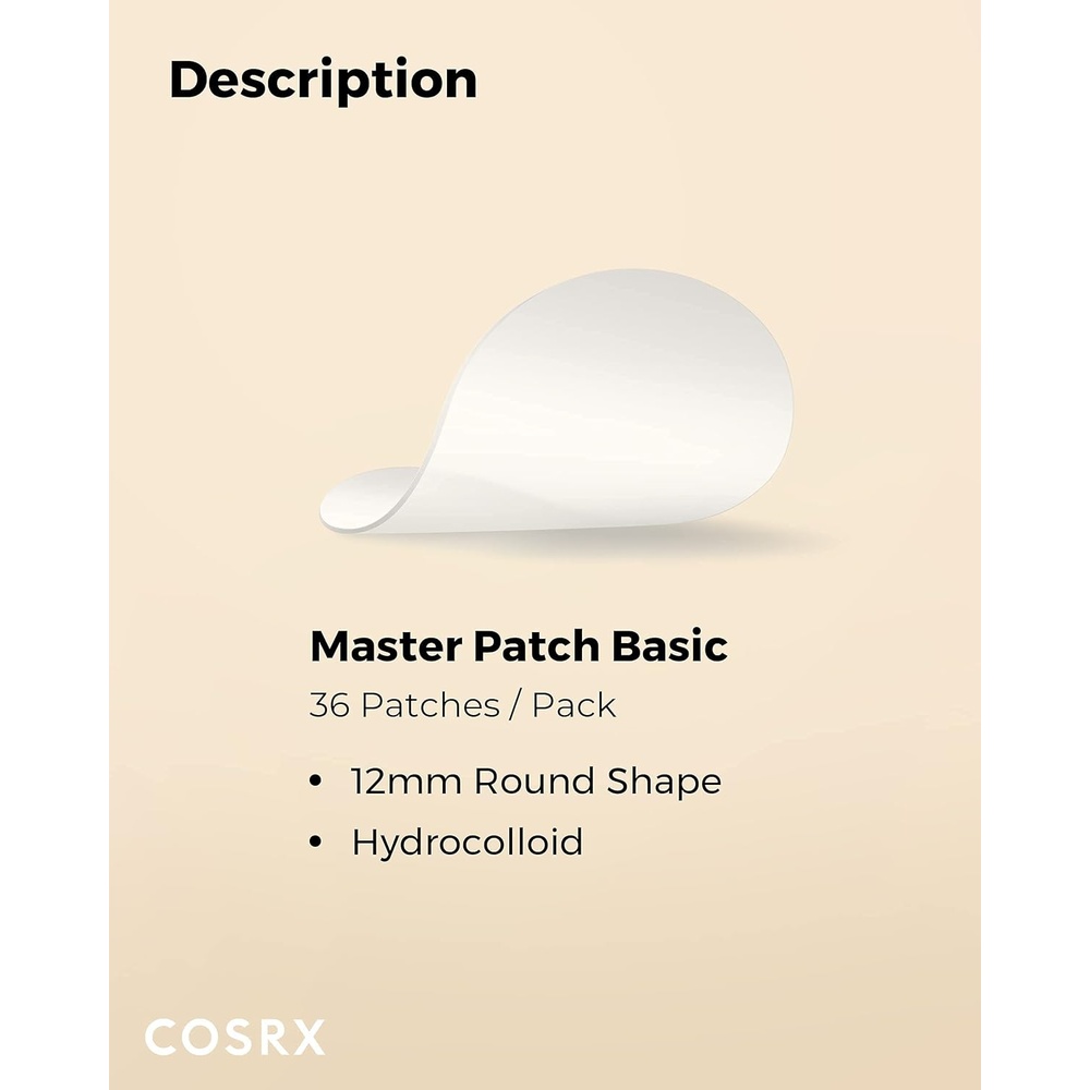 COSRX MASTER PATCH BASIC ROUND SHAPE 36'S #590493 7