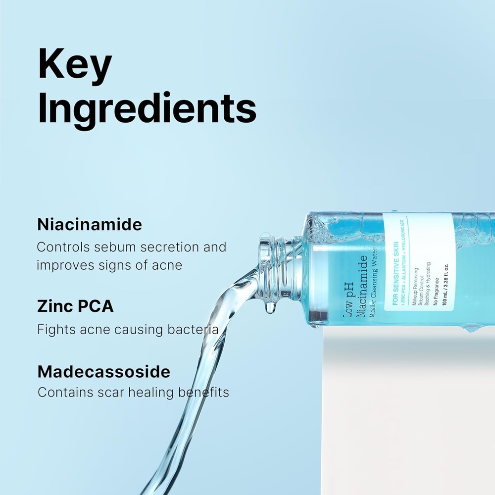COSRX LOW PH NIACINAMIDE MICELLAR CLEANSING WATER 100ML #590395 4