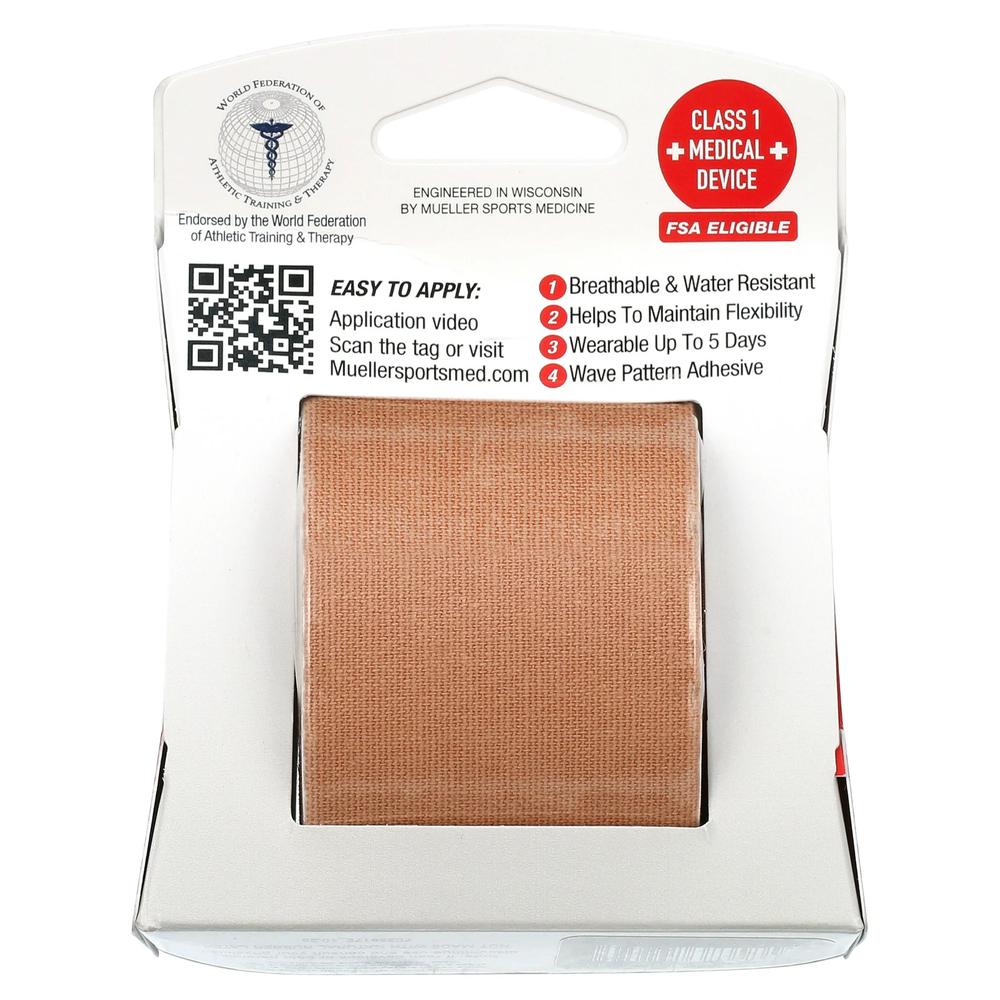MUELLER TYPHOON KINESIOLOGY TAPE BEIGE #23847
