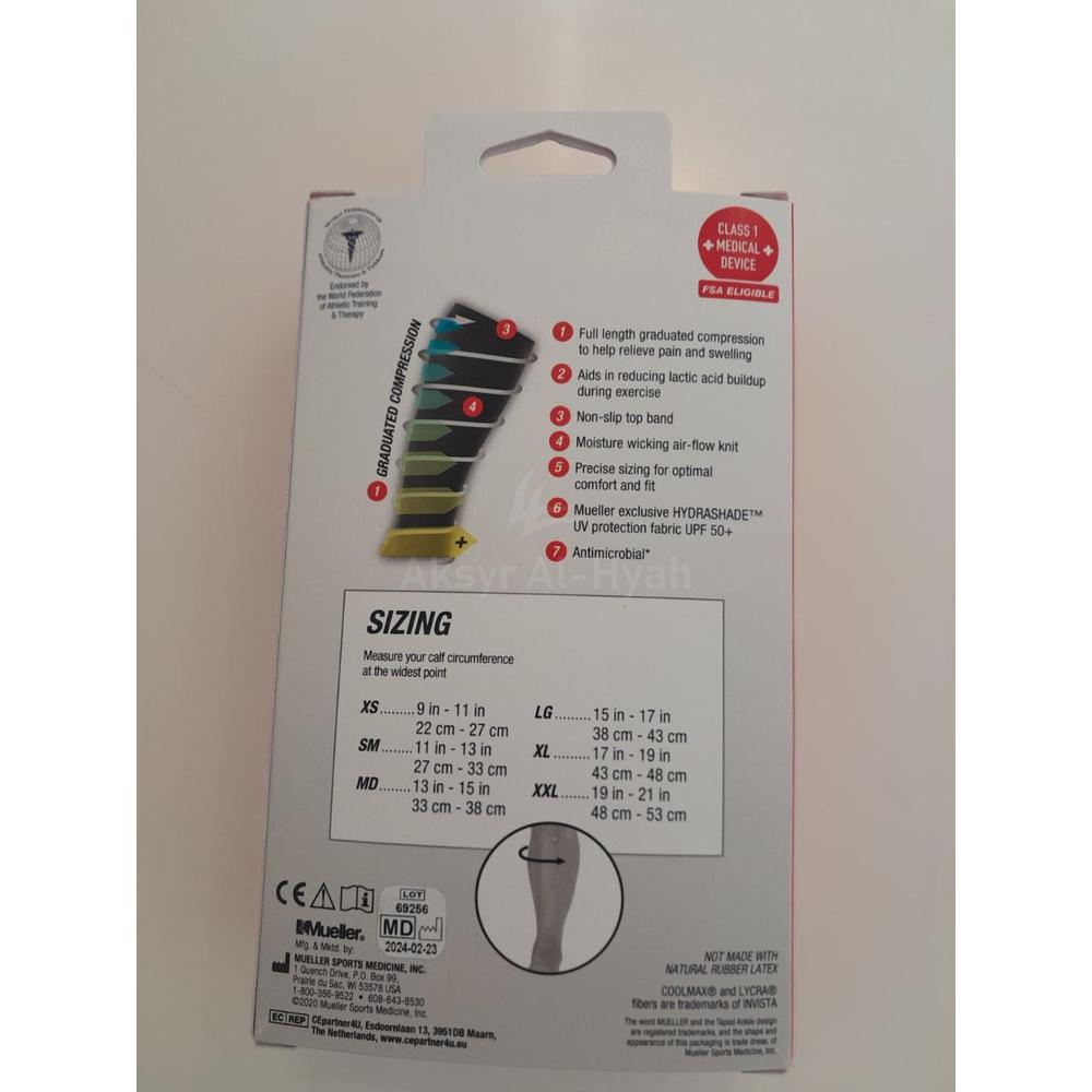MUELLER PERFOMANCE CALF SLEEVES XX-LARGE #45025 3