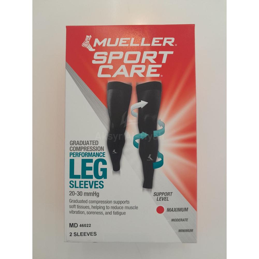 MUELLER PERFORMANCE LEG SLEEVES MEDIUM #46022 1