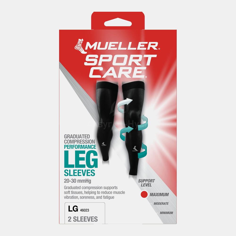 MUELLER PERFORMANCE LEG SLEEVES LARGE #46023 1