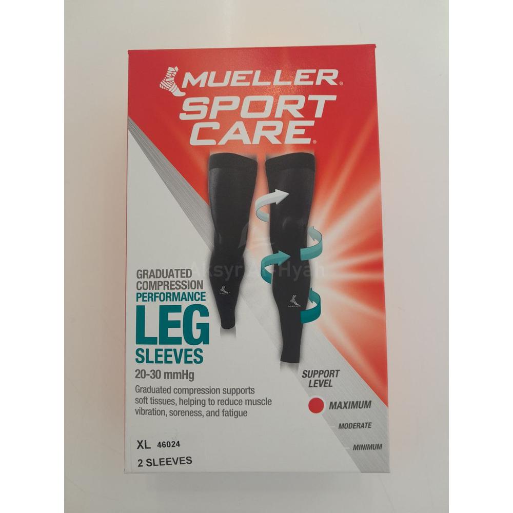 MUELLER PERFORMANCE LEG SLEEVES X-LARGE #46024 1