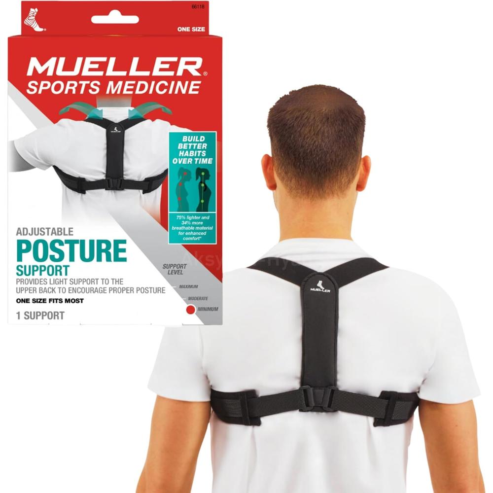 MUELLER ADJUSTABLE POSTURE SUPPORT ONE SIZE #66118 ML 1