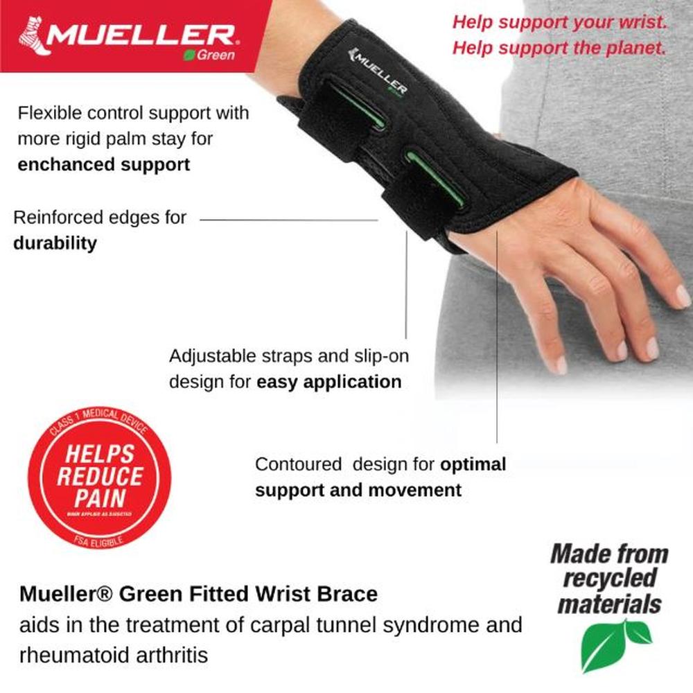 MUELLER FITTED WRIST BRACE RIGHT S/M #86271 ML 2