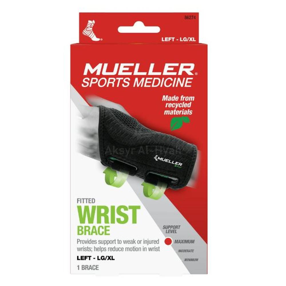 MUELLER FITTED WRIST BRACE LEFT L/XL #86274 ML 1