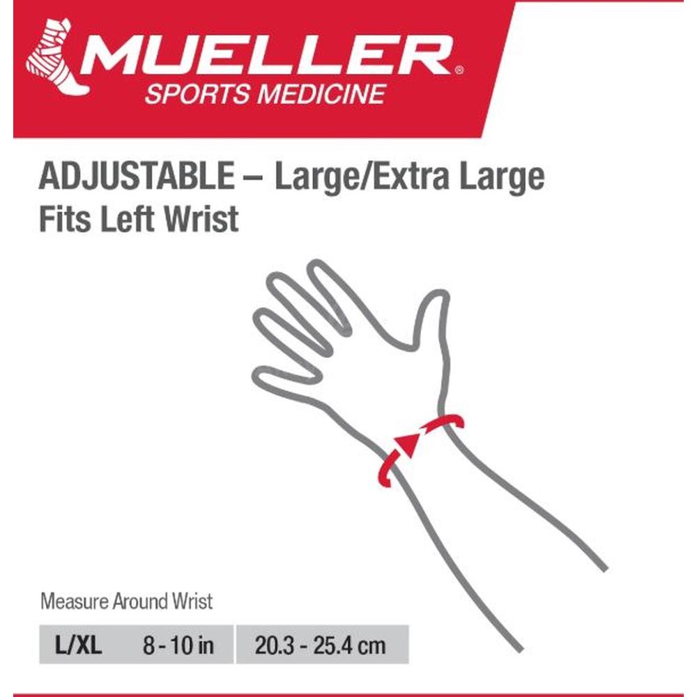MUELLER FITTED WRIST BRACE LEFT L/XL #86274 ML 4