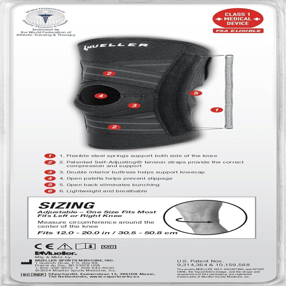 MUELLER SELF-ADJUSTING KNEE STABILIZER #56428 5