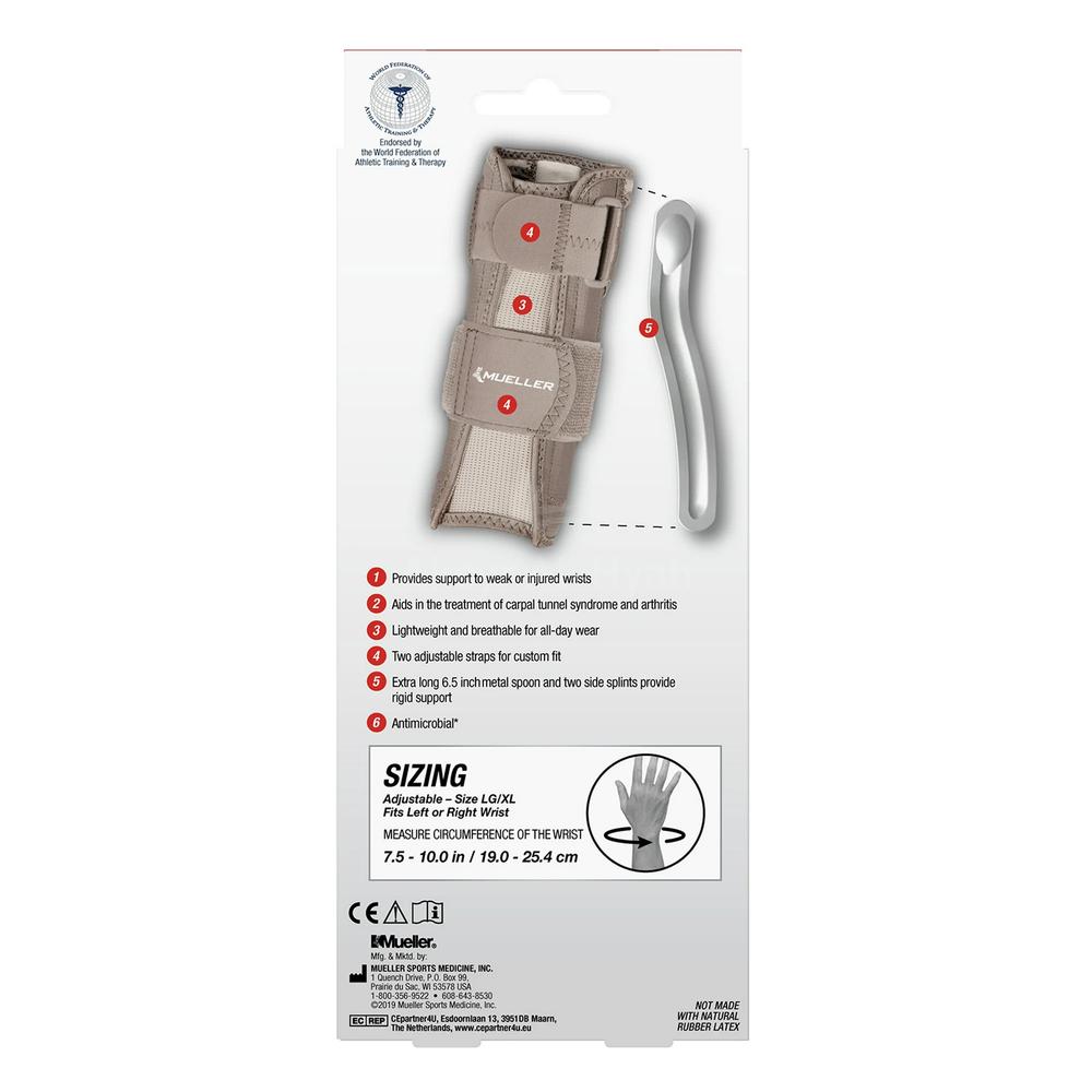 MUELLER REVERSIBLE WRIST STABILIZER L/XL #62021 ML