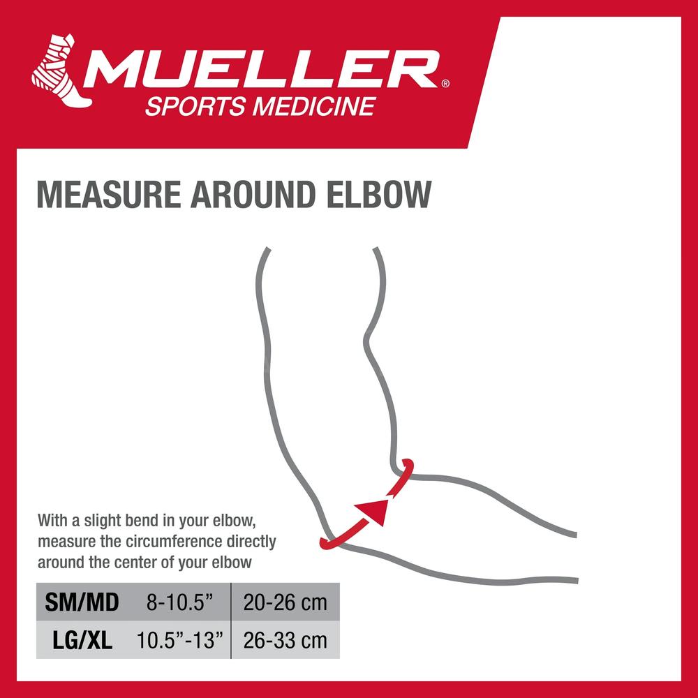 MUELLER 4-WAY STRETCH ELBOW SUPPORT S/M #6333 ML 4