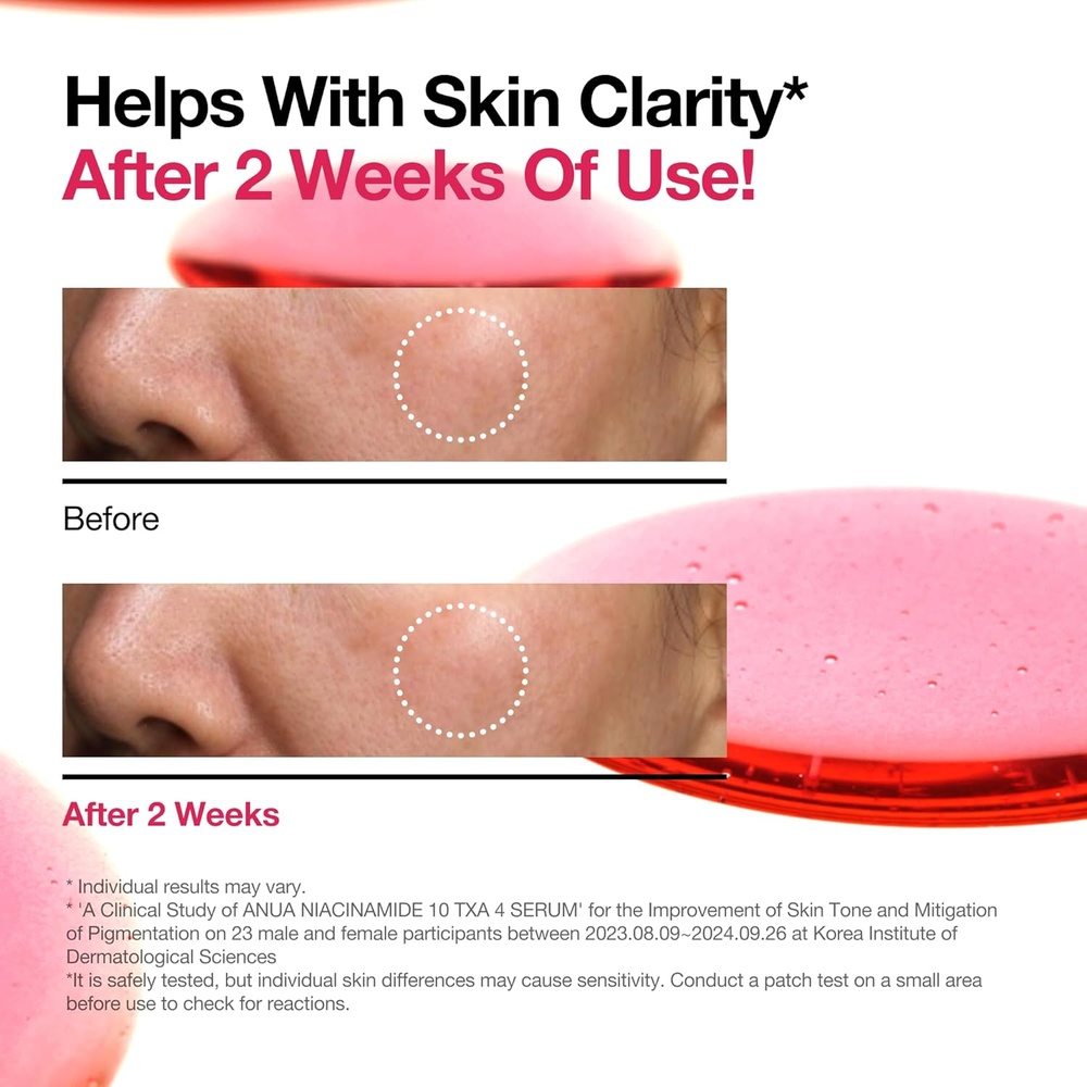 ANUA 10+ NIACINAMIDE TXA 4%SERUM 30ML 5