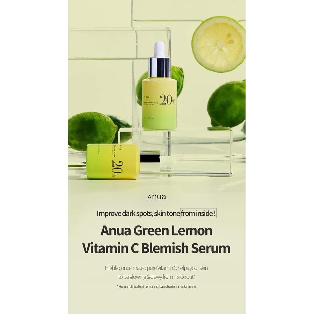Anua Green Lemon Blemish 20% Serum 20G- 1