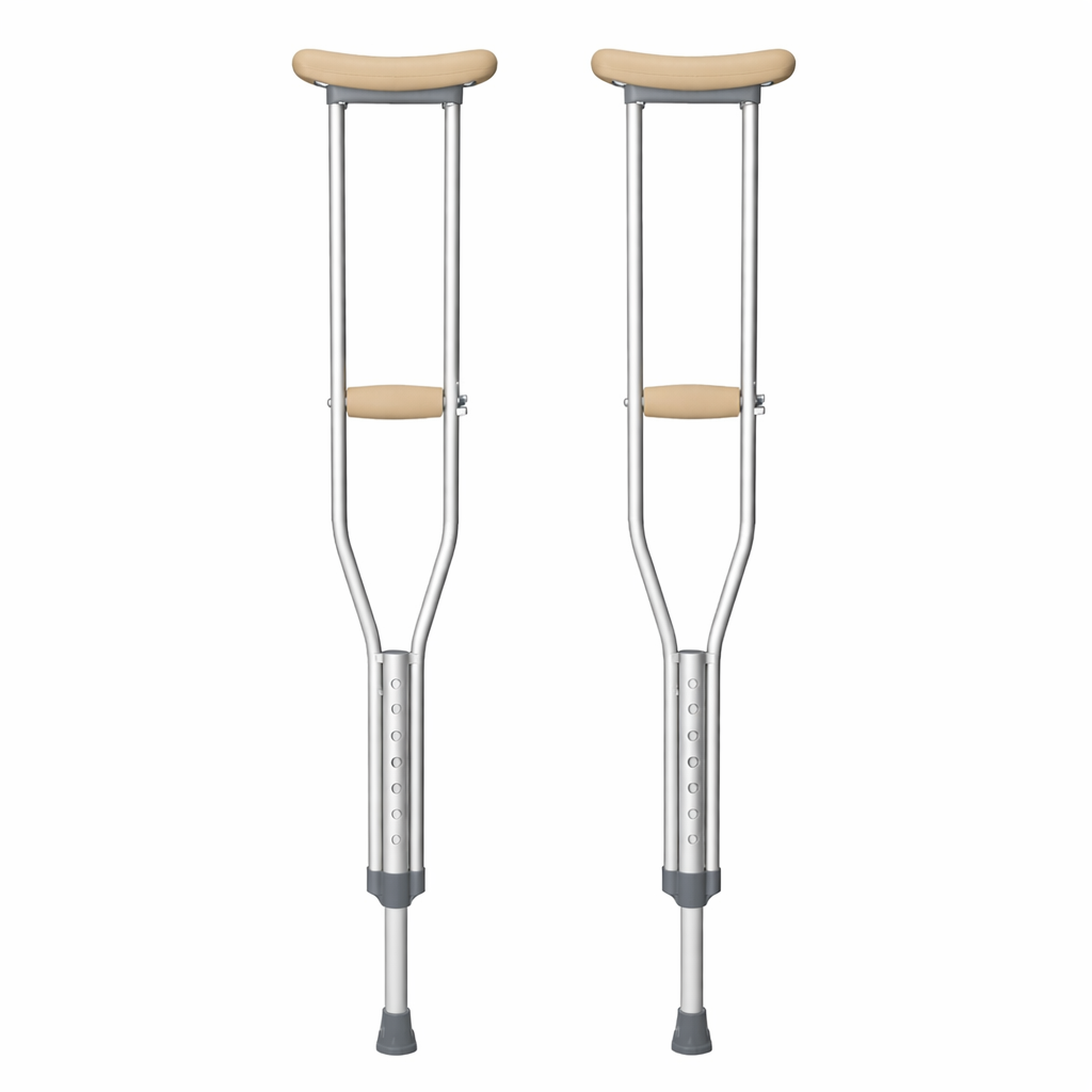 DYNA CRUTCHES AXILLARY PAIR (50-57") (L)